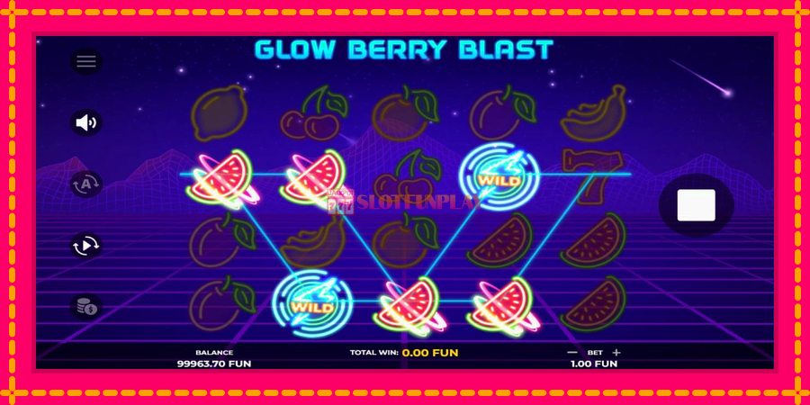 Glow Berry Blast - automato com gráficos brilhantes, foto 3