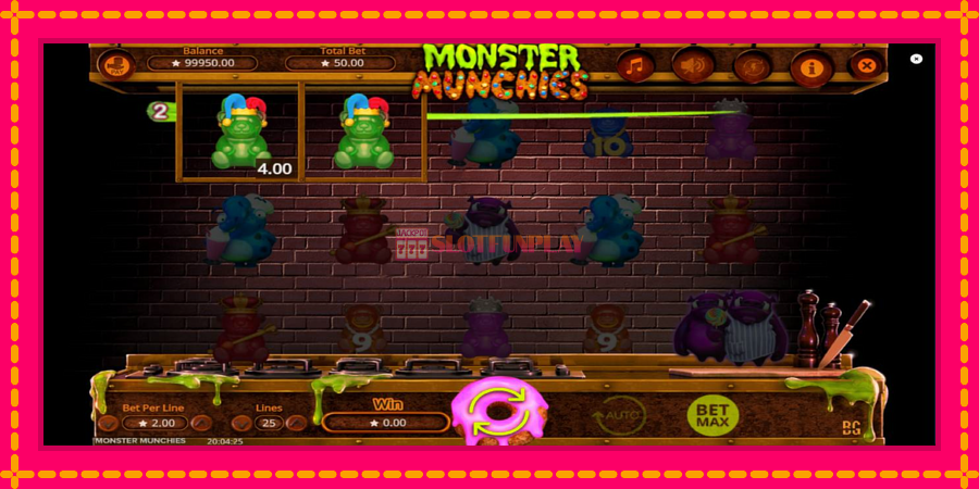 Monster Munchies - automato com gráficos brilhantes, foto 3