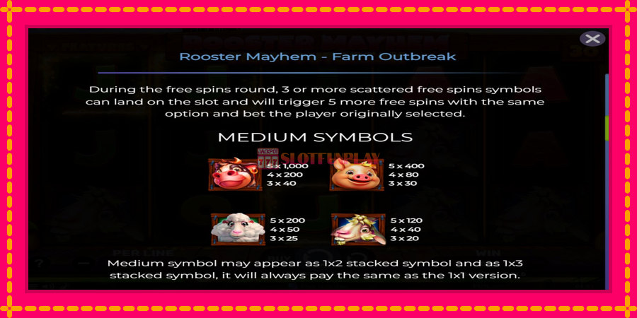 Rooster Mayhem Farm Outbreak - automato com gráficos brilhantes, foto 5