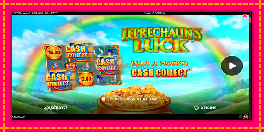 Leprechauns Luck Cash Collect Megaways PowerPlay Jackpot - automato com gráficos brilhantes, foto 1