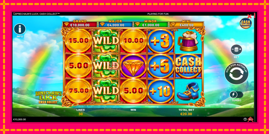 Leprechauns Luck Cash Collect Megaways PowerPlay Jackpot - automato com gráficos brilhantes, foto 2