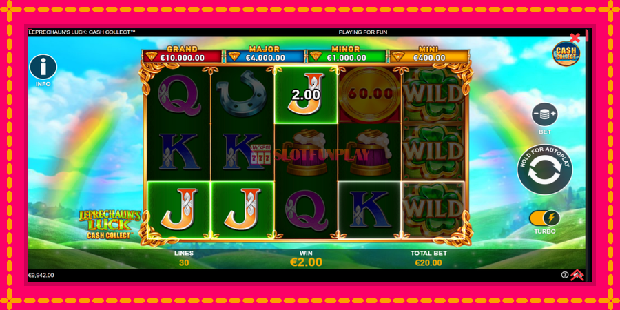 Leprechauns Luck Cash Collect Megaways PowerPlay Jackpot - automato com gráficos brilhantes, foto 3