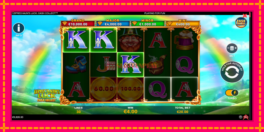 Leprechauns Luck Cash Collect Megaways PowerPlay Jackpot - automato com gráficos brilhantes, foto 4