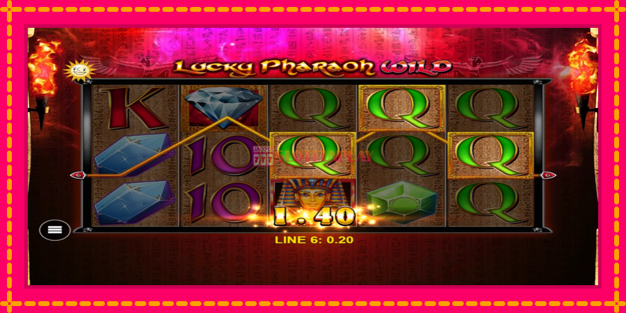 Lucky Pharaoh Wild - automato com gráficos brilhantes, foto 3