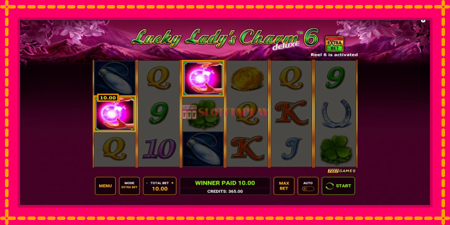 Lucky Ladys Charm Deluxe 6 - automato com gráficos brilhantes, foto 4