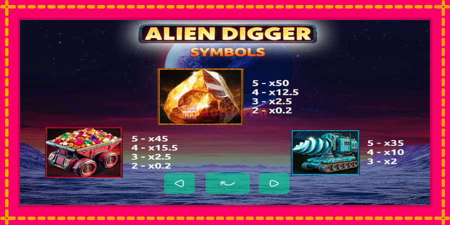 Alien Digger - automato com gráficos brilhantes, foto 3