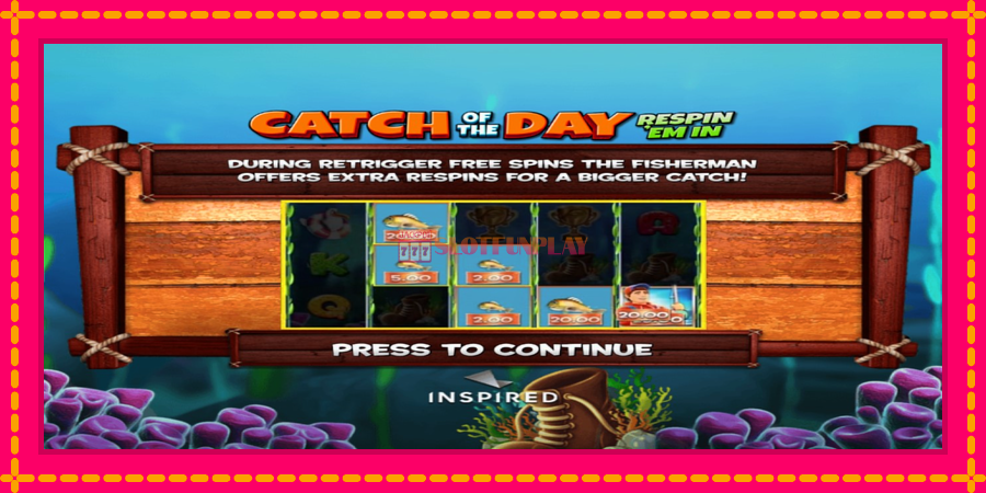 Catch of the Day Respin Em In - automato com gráficos brilhantes, foto 4