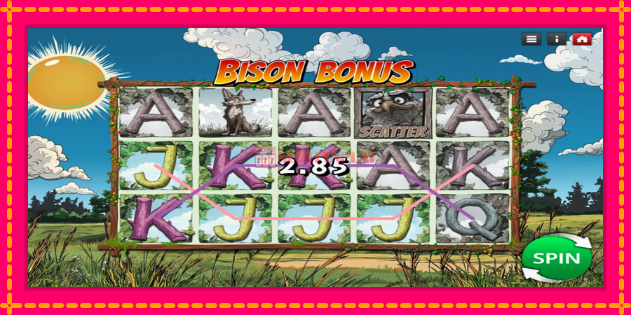 Bison Bonus - automato com gráficos brilhantes, foto 2