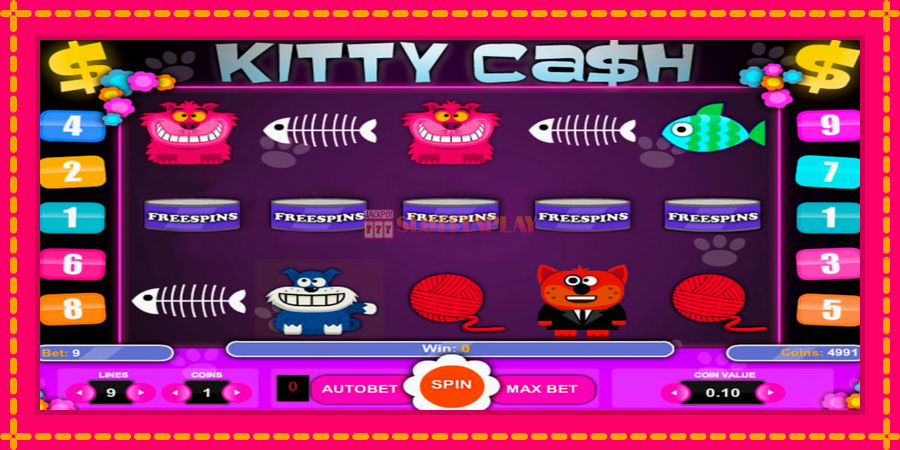 Kitty Cash - automato com gráficos brilhantes, foto 2