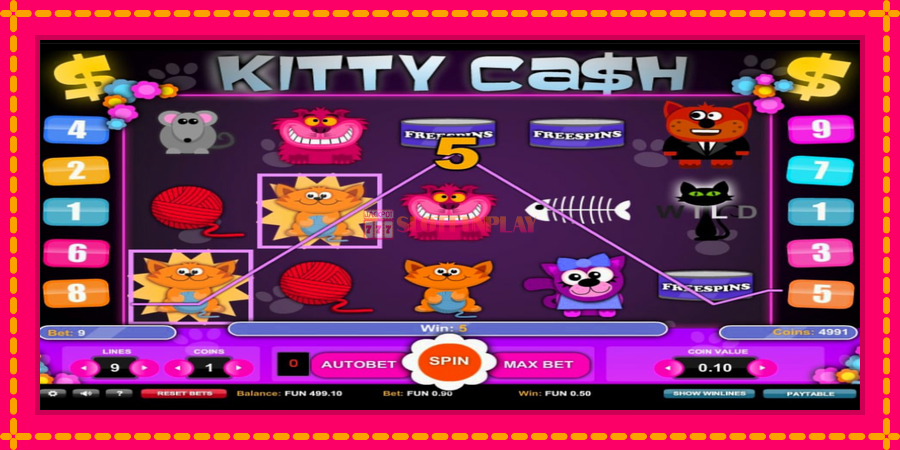 Kitty Cash - automato com gráficos brilhantes, foto 3