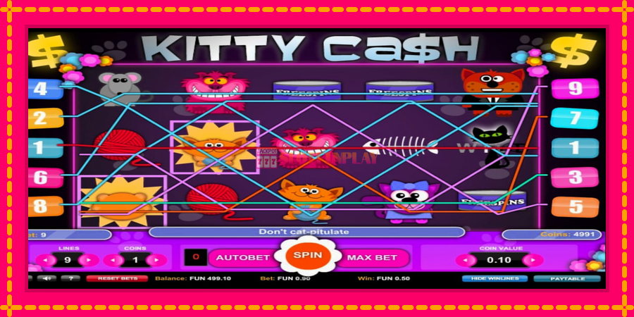 Kitty Cash - automato com gráficos brilhantes, foto 4