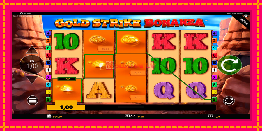 Gold Strike Bonanza - automato com gráficos brilhantes, foto 3