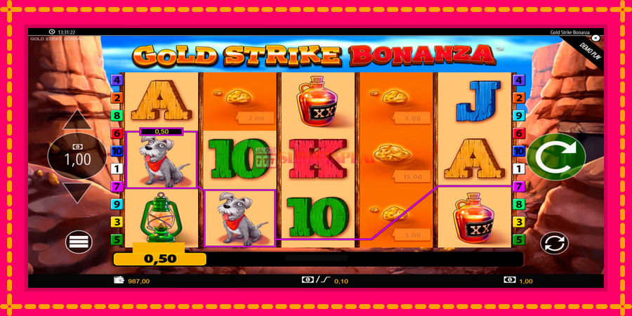 Gold Strike Bonanza - automato com gráficos brilhantes, foto 6