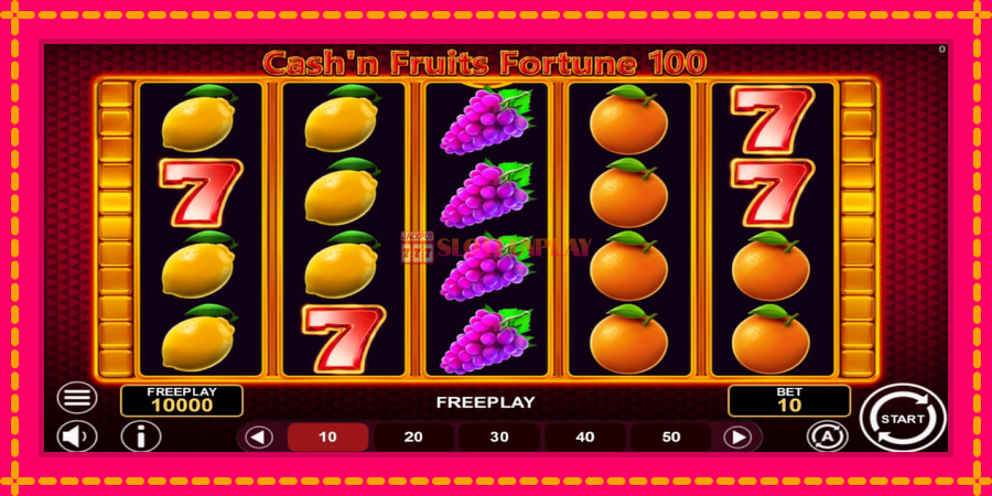 Cashn Fruits Fortune 100 - automato com gráficos brilhantes, foto 1