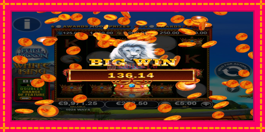 Full Moon: White King PowerPlay Jackpot - automato com gráficos brilhantes, foto 4