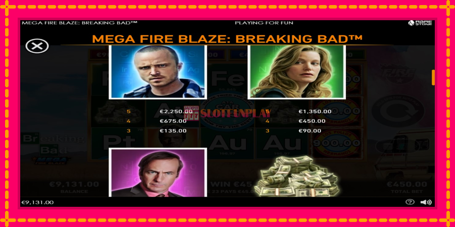 Mega Fire Blaze: Breaking Bad - automato com gráficos brilhantes, foto 6