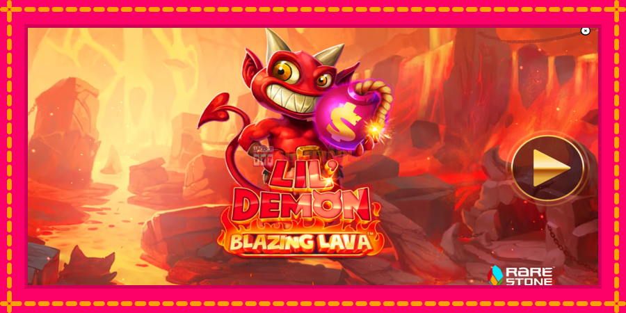 Lil Demon Blazing Lava - automato com gráficos brilhantes, foto 1