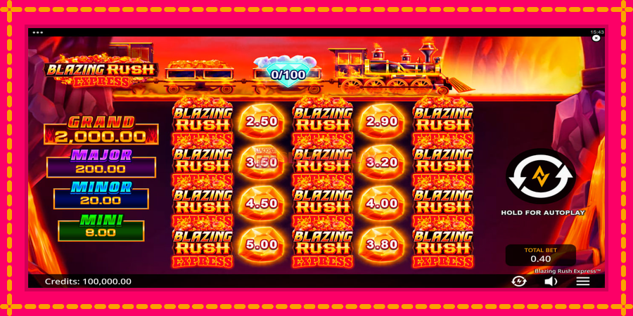 Blazing Rush Express - automato com gráficos brilhantes, foto 1