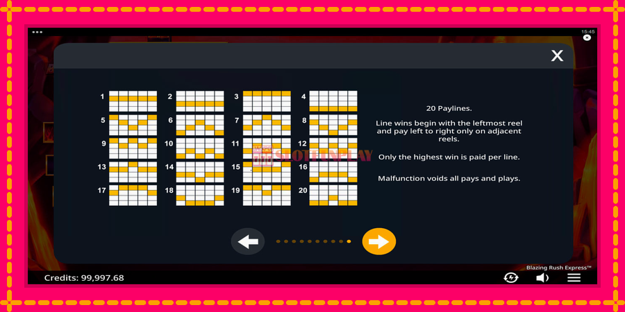 Blazing Rush Express - automato com gráficos brilhantes, foto 7