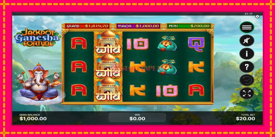 Jackpot Ganesha Fortune - automato com gráficos brilhantes, foto 2