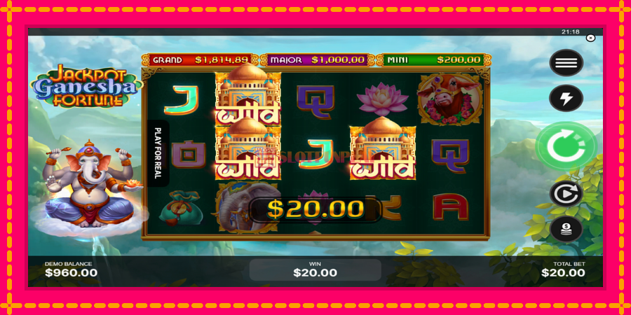 Jackpot Ganesha Fortune - automato com gráficos brilhantes, foto 4