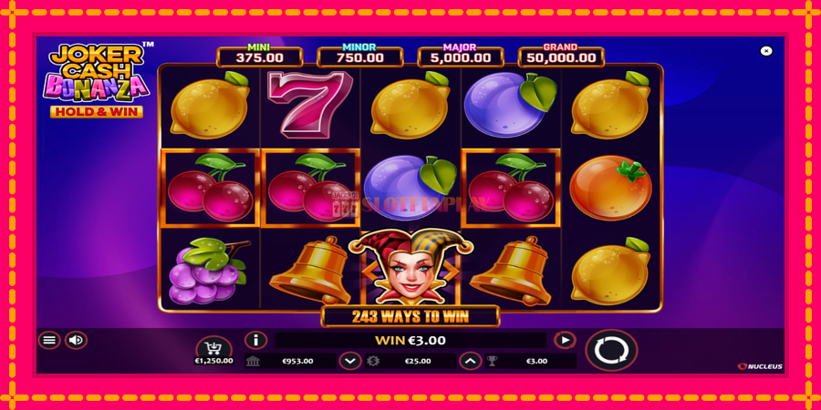 Joker Cash Bonanza - Hold & Win - automato com gráficos brilhantes, foto 2