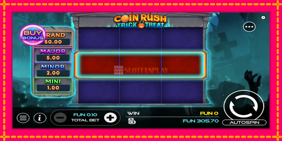 Coin Rush: Trick o Treat - automato com gráficos brilhantes, foto 2