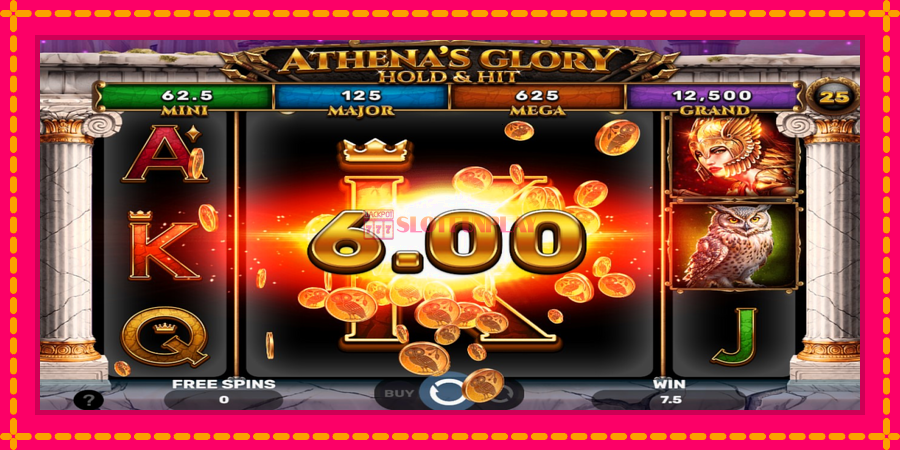 Athenas Glory Hold & Hit - automato com gráficos brilhantes, foto 5