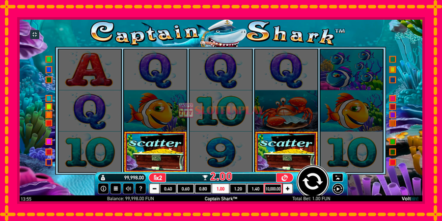 Captain Shark - automato com gráficos brilhantes, foto 2