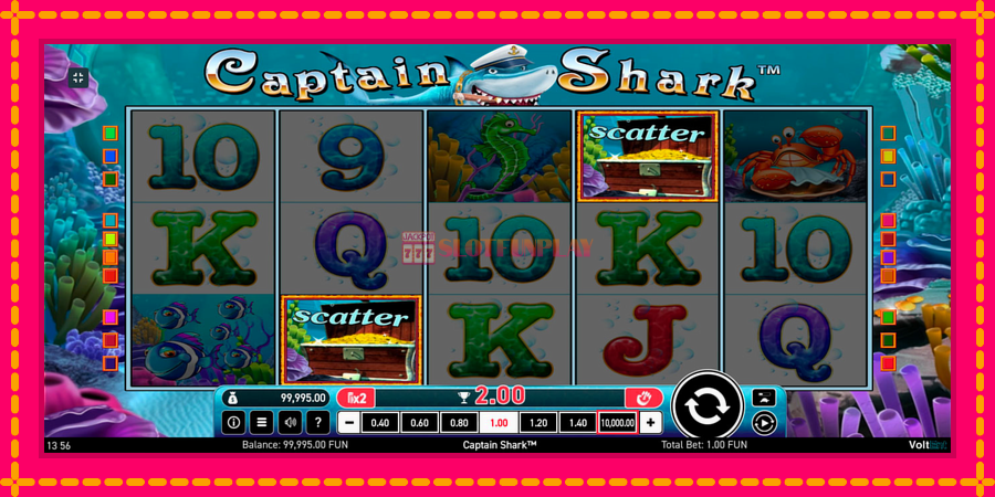 Captain Shark - automato com gráficos brilhantes, foto 5