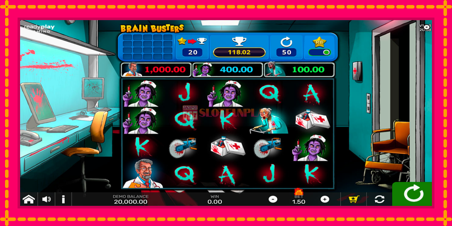 Brain Busters - automato com gráficos brilhantes, foto 1