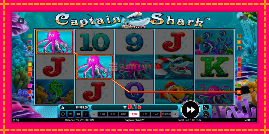 Captain Shark - automato com gráficos brilhantes, foto 6