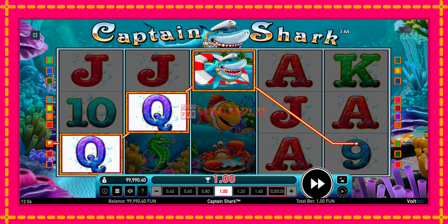 Captain Shark - automato com gráficos brilhantes, foto 7