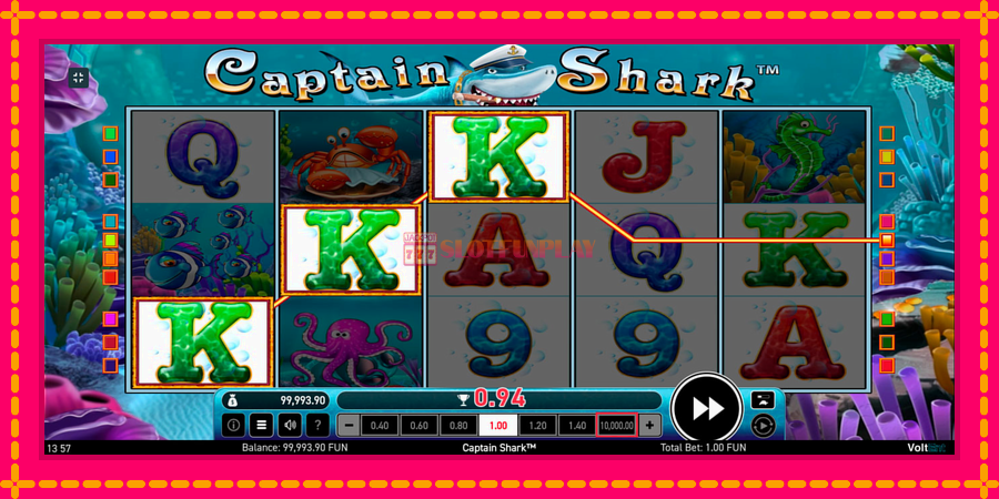 Captain Shark - automato com gráficos brilhantes, foto 9