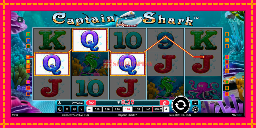 Captain Shark - automato com gráficos brilhantes, foto 10