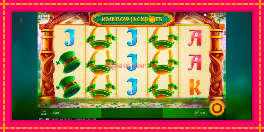 Rainbow Jackpots - automato com gráficos brilhantes, foto 1