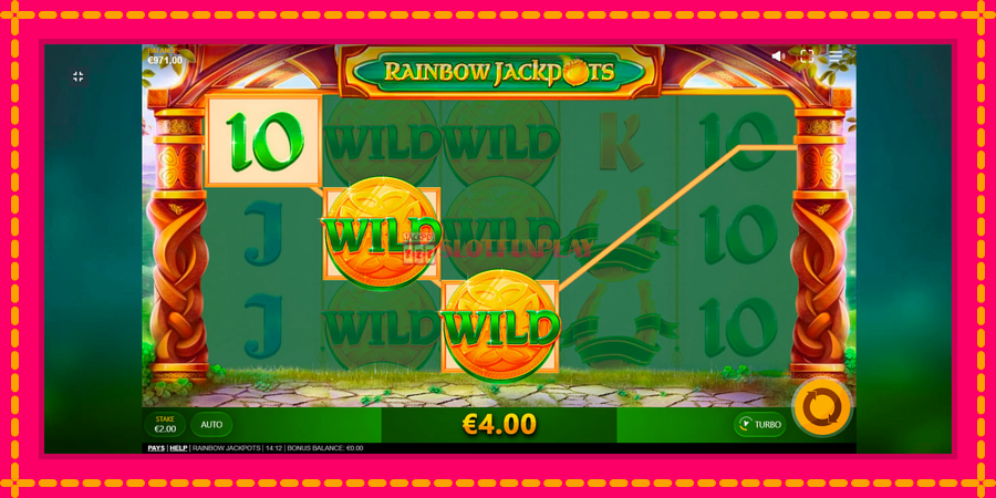 Rainbow Jackpots - automato com gráficos brilhantes, foto 4