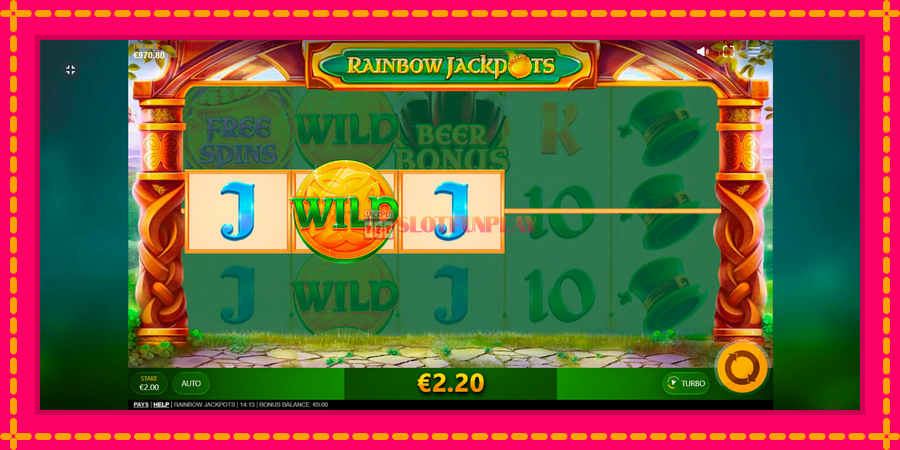 Rainbow Jackpots - automato com gráficos brilhantes, foto 7