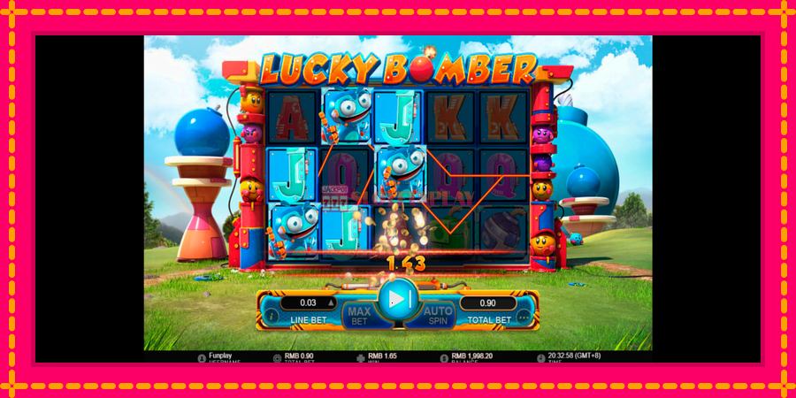 Lucky Bomber - automato com gráficos brilhantes, foto 2