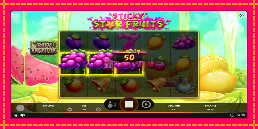 Sticky Star Fruits - automato com gráficos brilhantes, foto 3