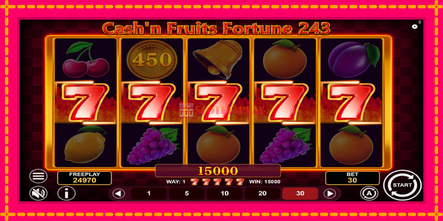 Cashn Fruits Fortune 243 - automato com gráficos brilhantes, foto 4