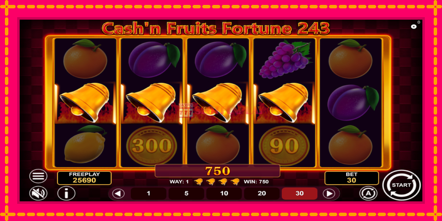 Cashn Fruits Fortune 243 - automato com gráficos brilhantes, foto 5