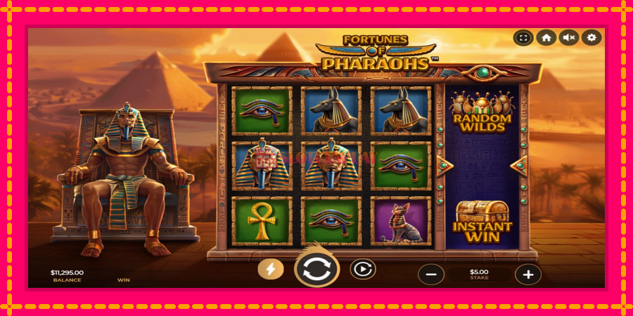 Fortunes of Pharaohs - automato com gráficos brilhantes, foto 2