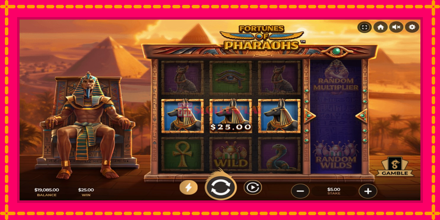 Fortunes of Pharaohs - automato com gráficos brilhantes, foto 3