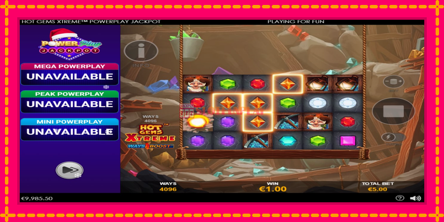 Hot Gems Xtreme PowerPlay Jackpot - automato com gráficos brilhantes, foto 3