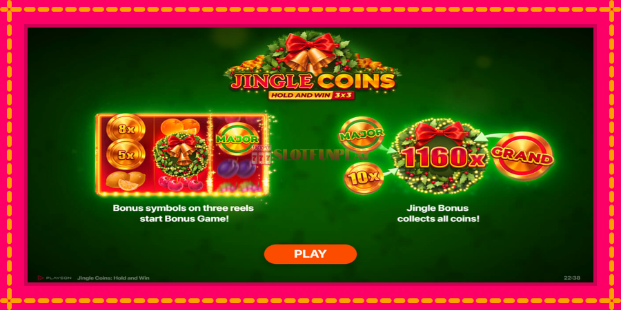 Jingle Coins - automato com gráficos brilhantes, foto 1