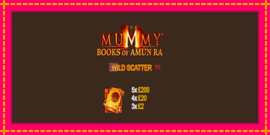 The Mummy Books of Amun Ra - automato com gráficos brilhantes, foto 5