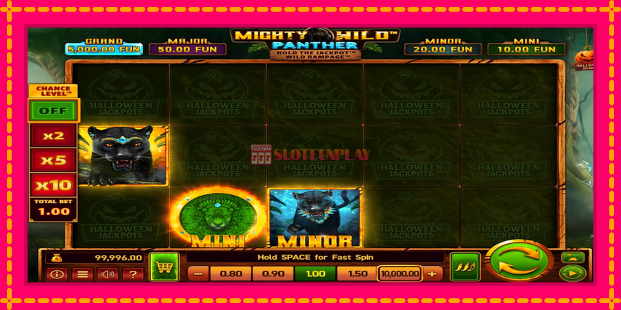 Mighty Wild: Panther Grand Diamond Edition Halloween Jackpots - automato com gráficos brilhantes, foto 2