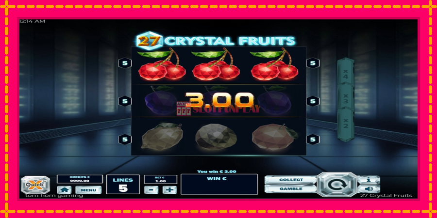 27 Crystal Fruits - automato com gráficos brilhantes, foto 3