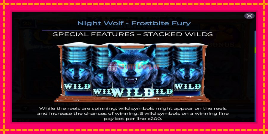 Night Wolf - Frostbite Fury - automato com gráficos brilhantes, foto 6